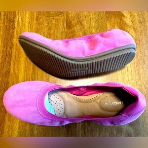 Lands End pink ballet flats